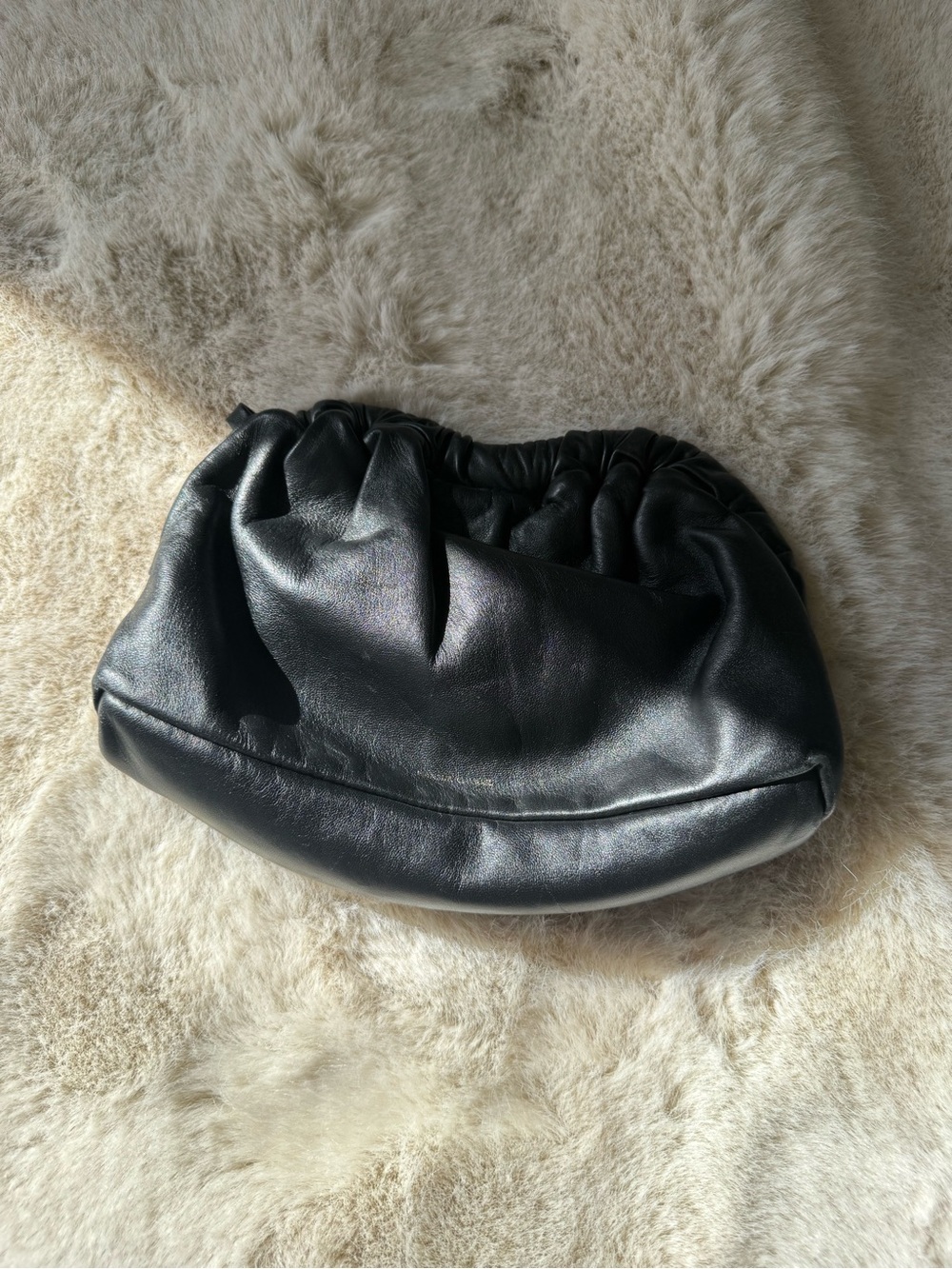Mansur Gavriel Mini Cloud Clutch — black